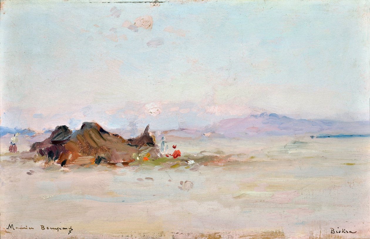 Tábor a sivatagban, Biskra (Algéria) alkotó: Maurice Bompard