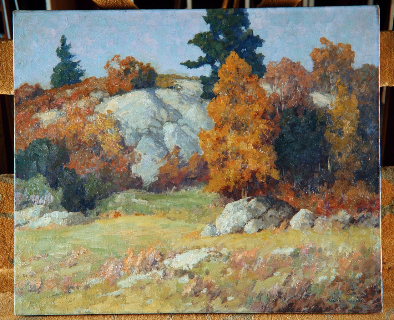 Sziklapárkány ősszel, 1929 körül alkotó: Maurice Braun