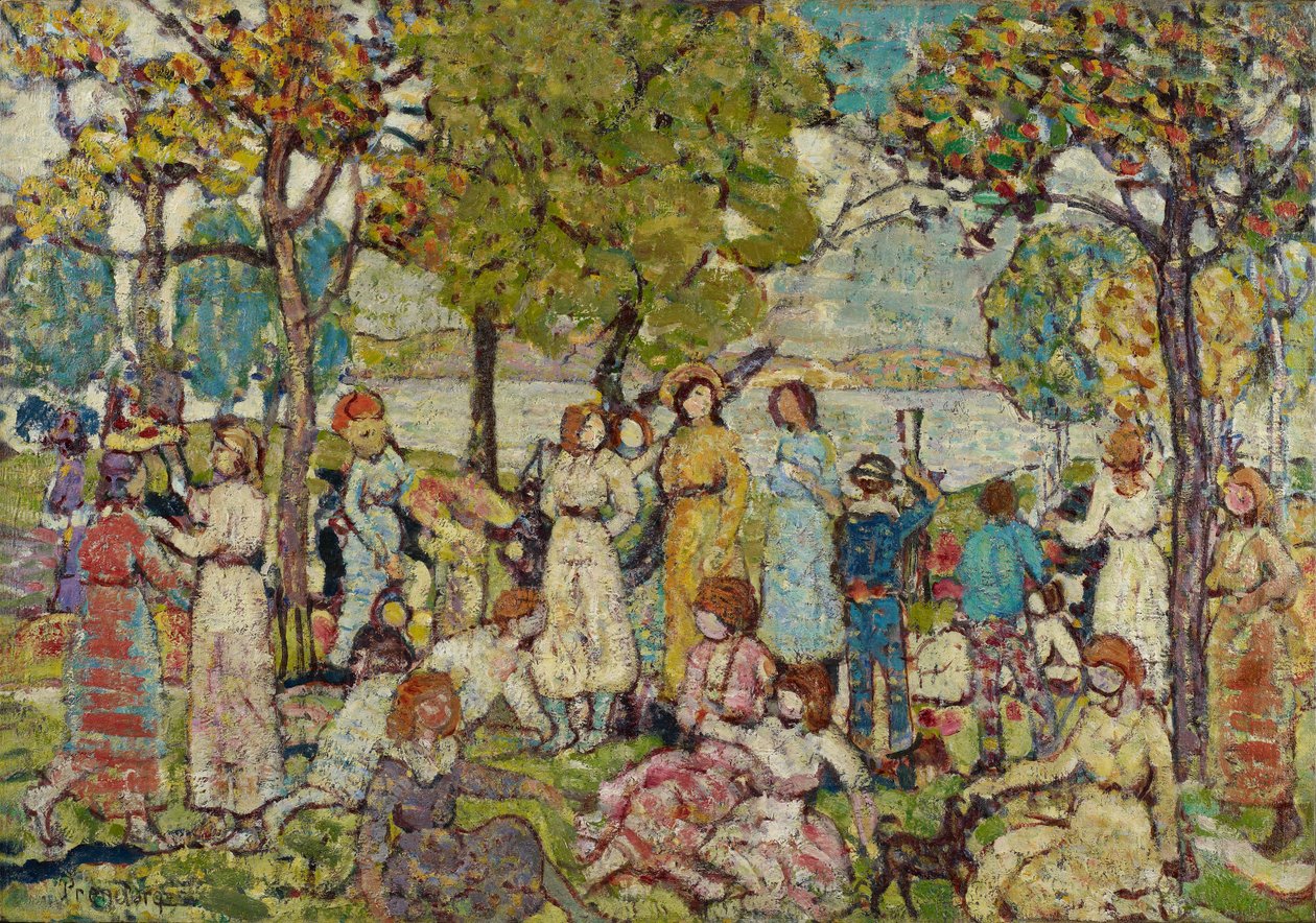 Ünnepek, 1920 körül alkotó: Maurice Brazil Prendergast