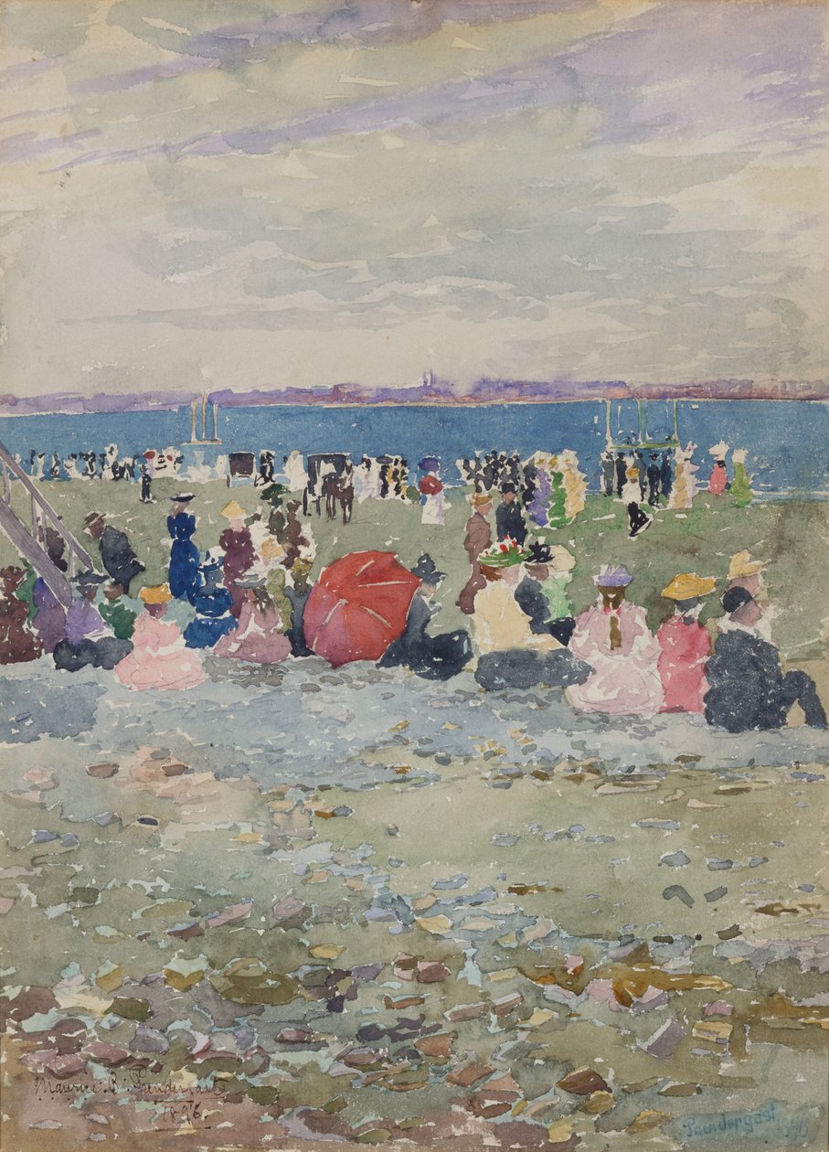 Revere Beach alkotó: Maurice Brazil Prendergast
