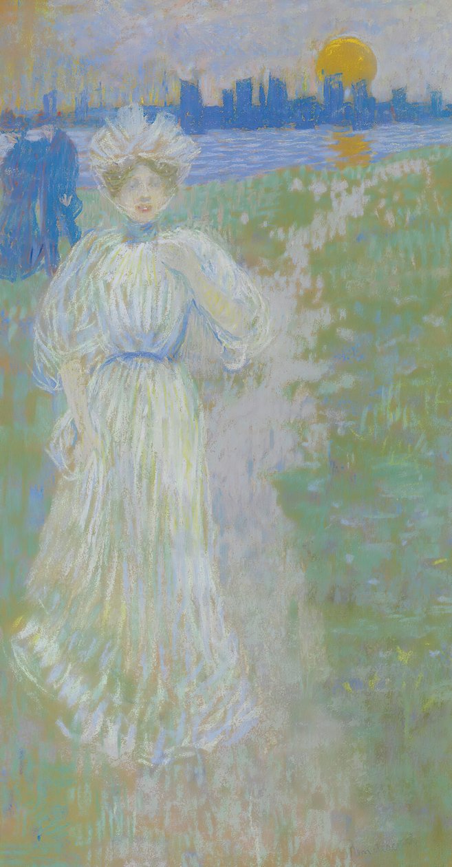 Naplemente, Boston alkotó: Maurice Brazil Prendergast
