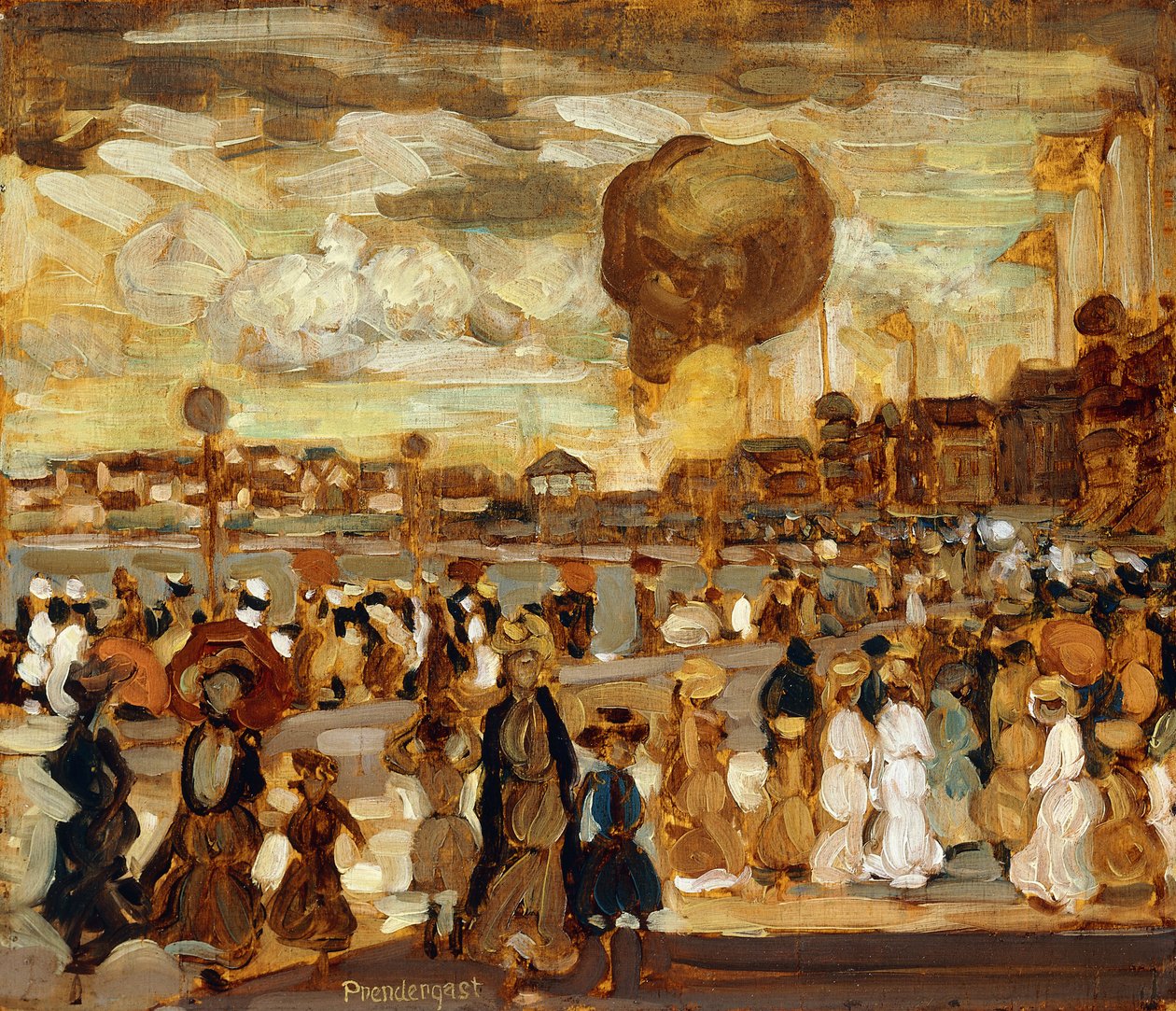A léggömb, alkotó: Maurice Brazil Prendergast