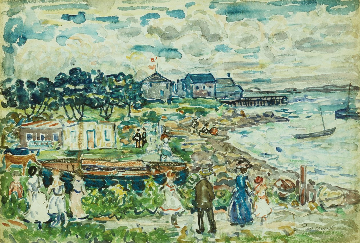 Az Öböl, alkotó: Maurice Brazil Prendergast