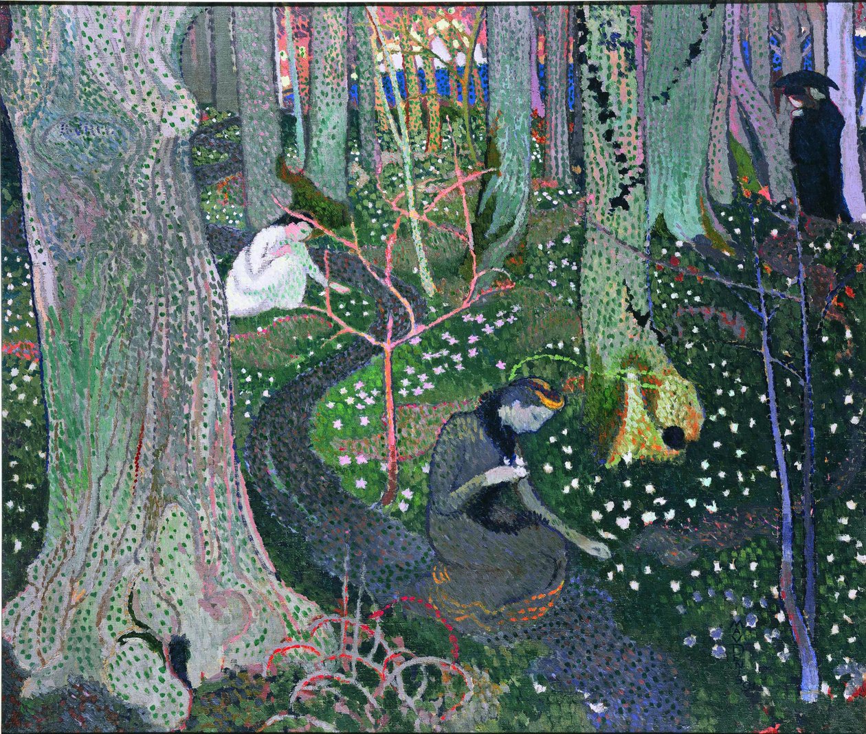április A kökörcsin, 1891. alkotó: Maurice Denis