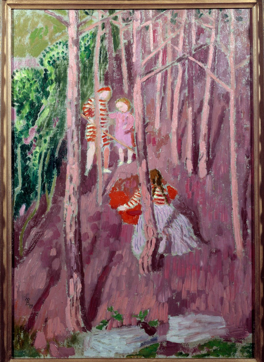 Gyerekek Silencio erdőjében alkotó: Maurice Denis