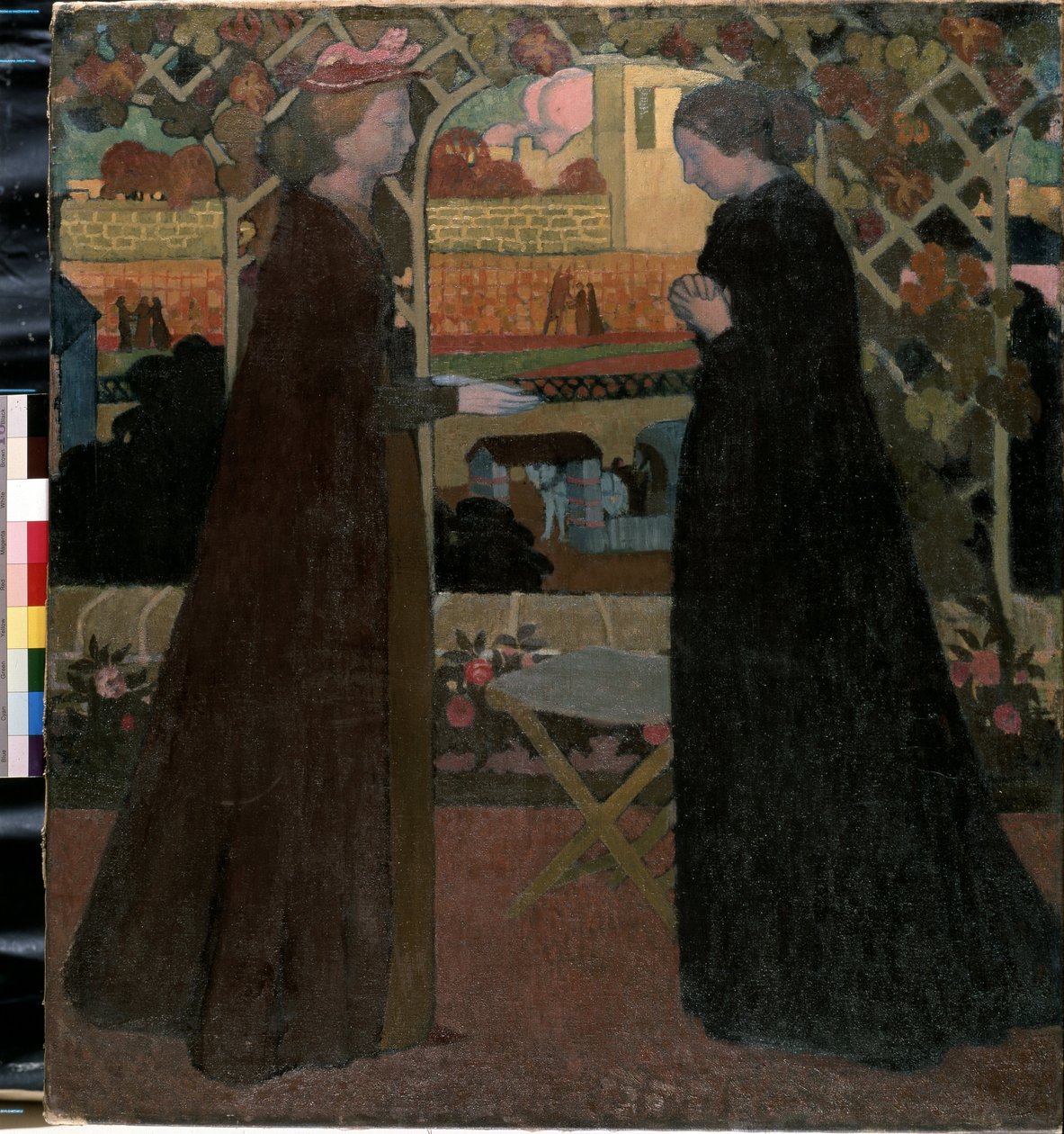 A látogatás. Maurice Denis festménye (1870-1943) alkotó: Maurice Denis