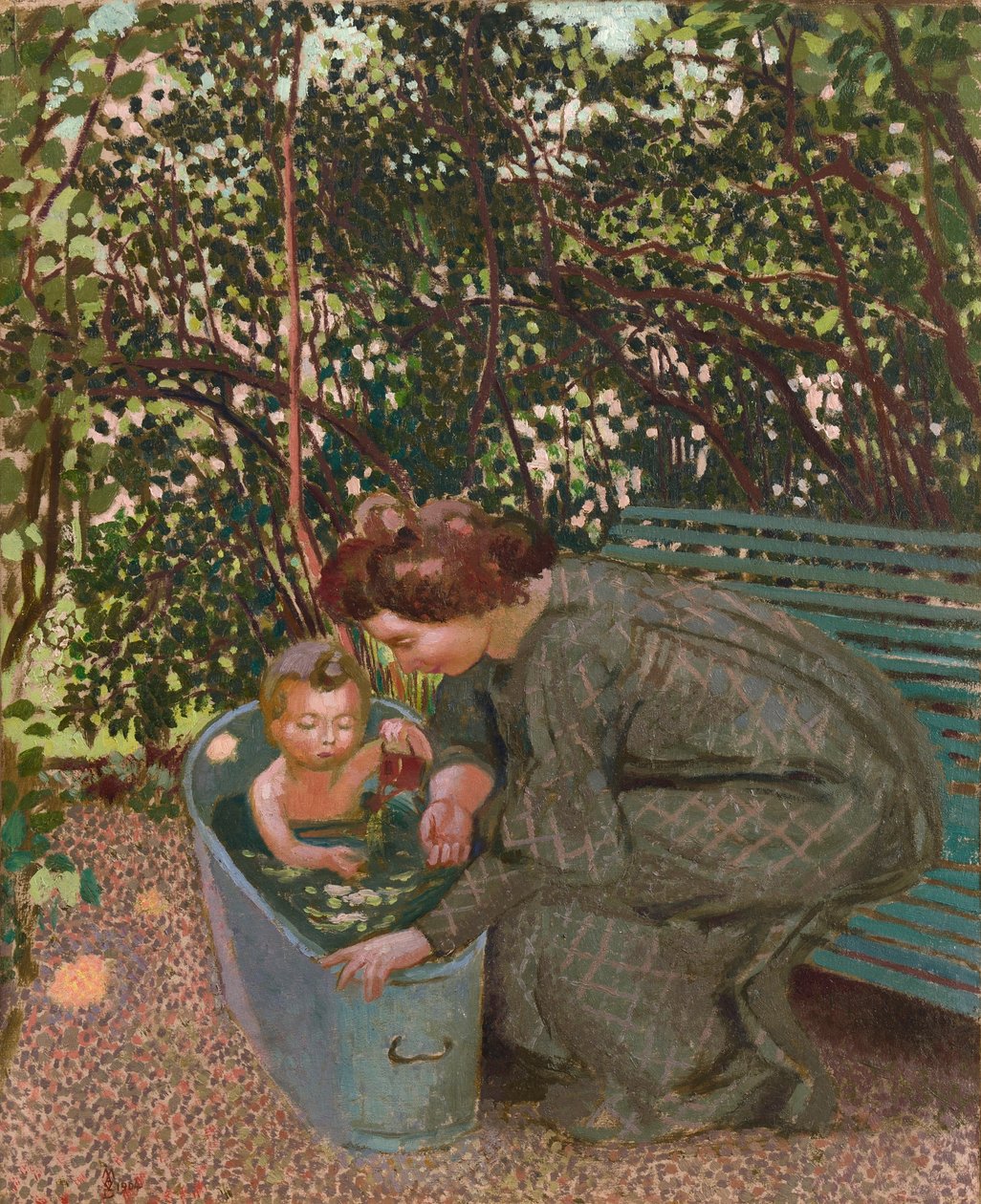A szabadtéri fürdő, 1904. alkotó: Maurice Denis