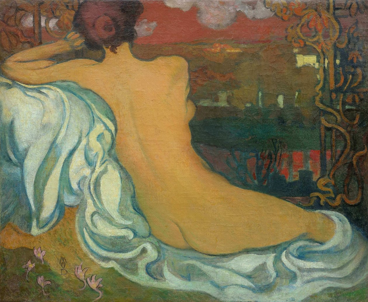 Akt alkonyatkor, 1892 körül. alkotó: Maurice Denis
