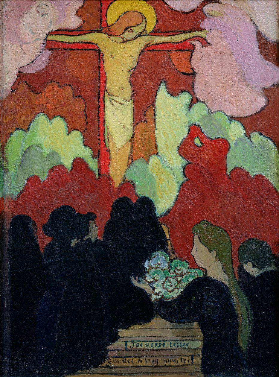 Felajánlás a kálvárián, 1890 körül (olaj, vászon) alkotó: Maurice Denis