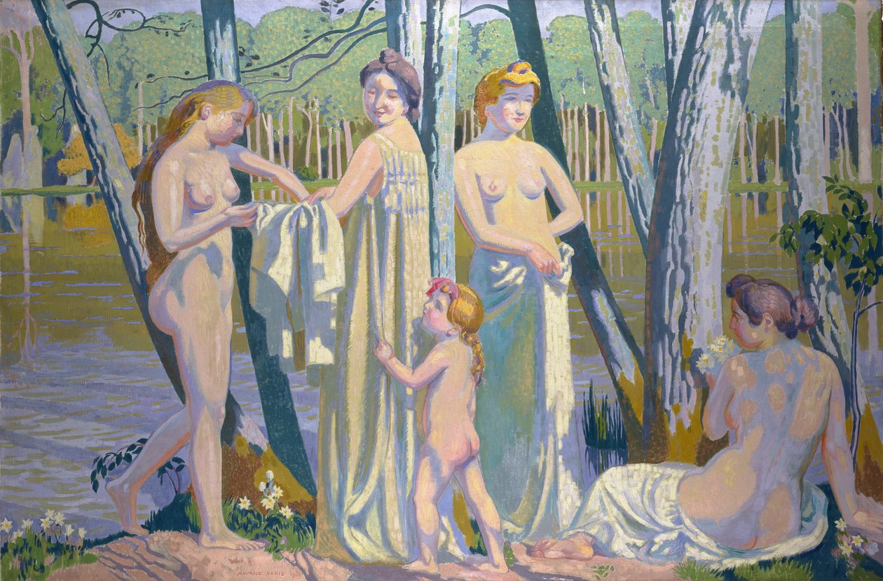 A fürdőzők alkotó: Maurice Denis