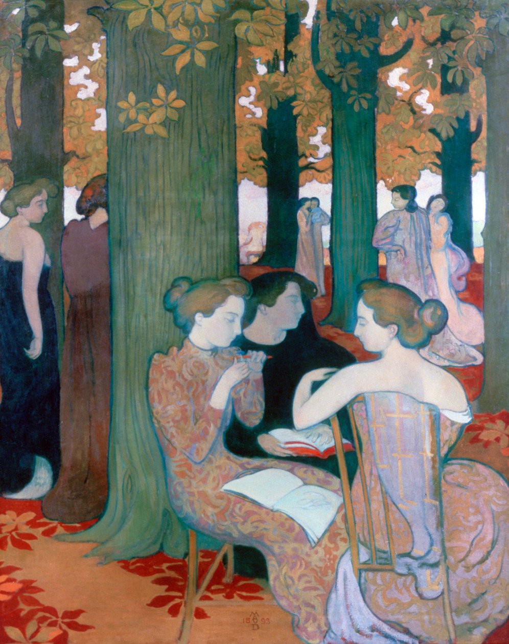 A múzsák, 1893 alkotó: Maurice Denis