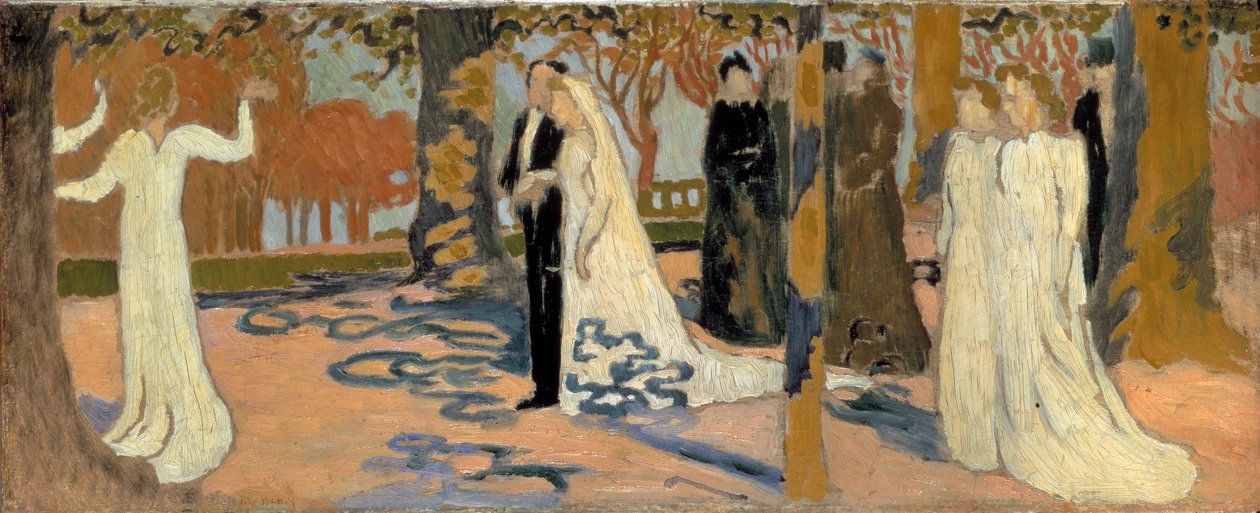 Esküvői menet, c1892-c1893. alkotó: Maurice Denis
