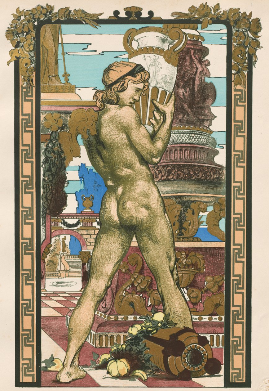Amforahordozó, 1899. alkotó: Maurice Desvallières