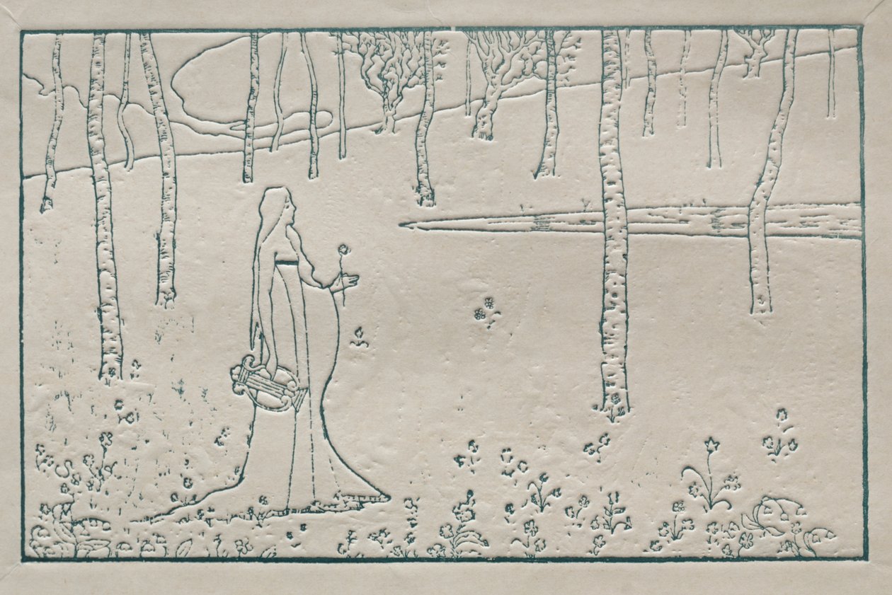 Sappho, 1895. alkotó: Maurice Dumont