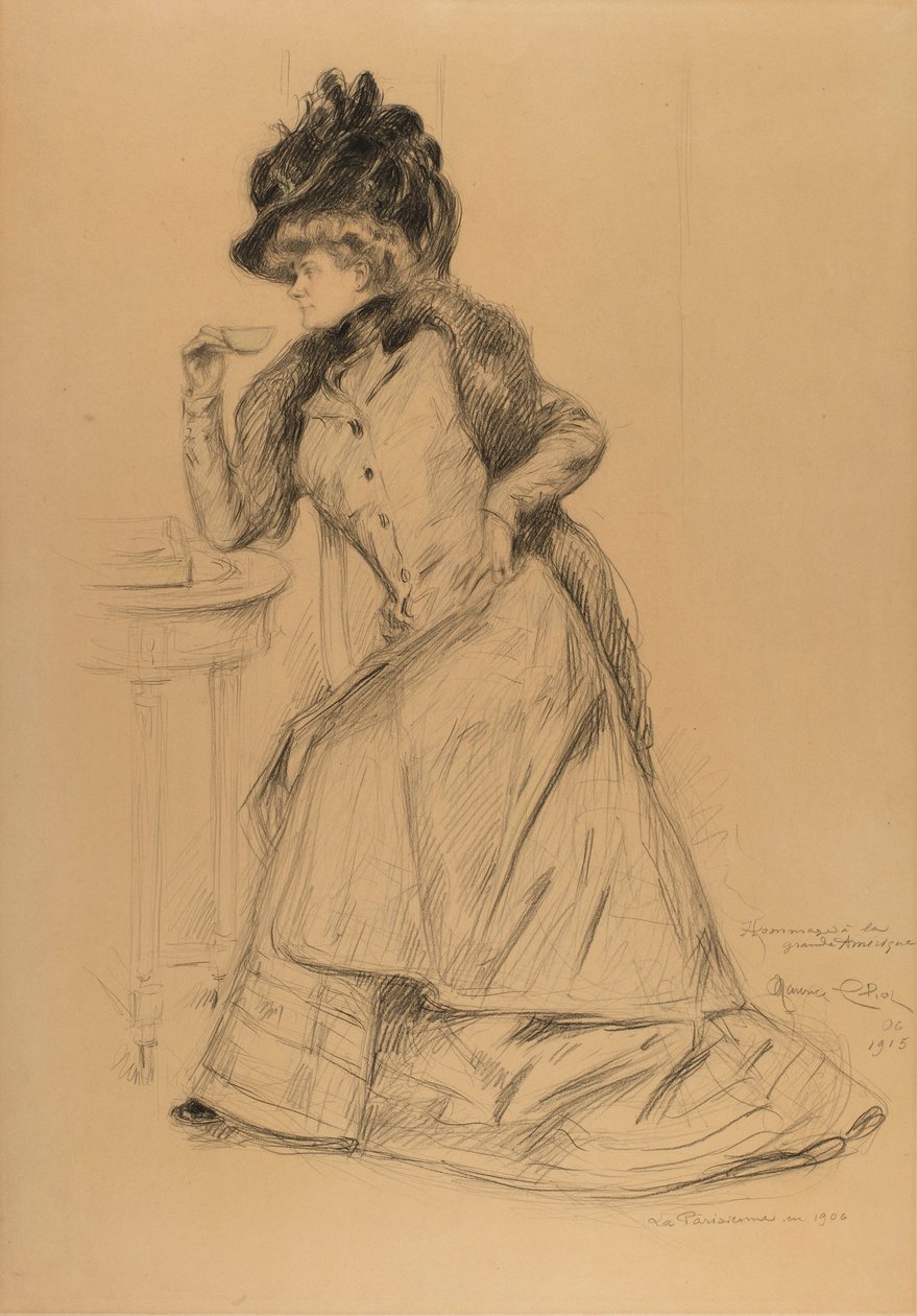 La Parisienne 1906-ban alkotó: Maurice Eliot