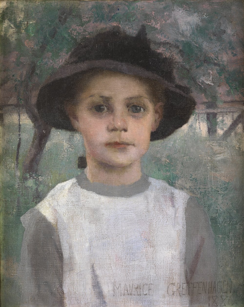 Egy fiatal lány, 1886 alkotó: Maurice Greiffenhagen