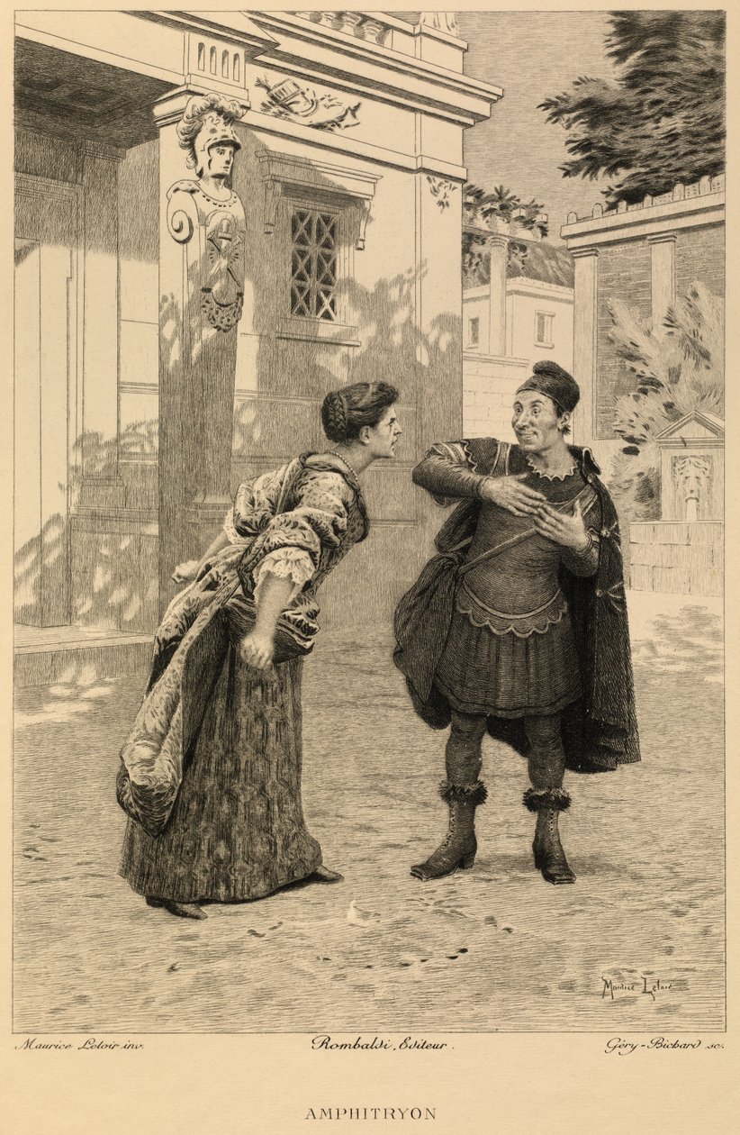 Amphitryon by Moliere alkotó: Maurice Leloir