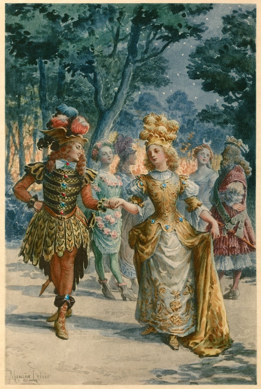 Az elvarázsolt sziget örömei (illusztráció) alkotó: Maurice Leloir