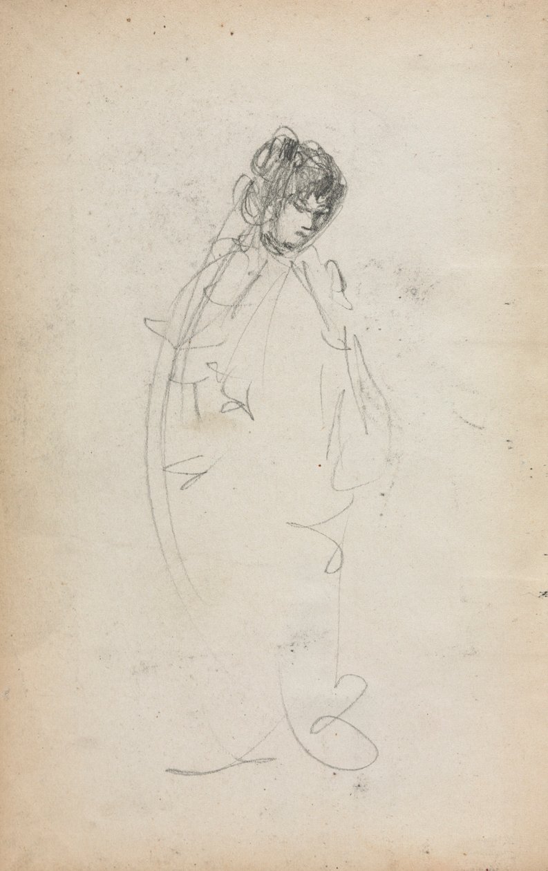 Olasz vázlatkönyv:  (1. oldal) alkotó: Maurice Prendergast