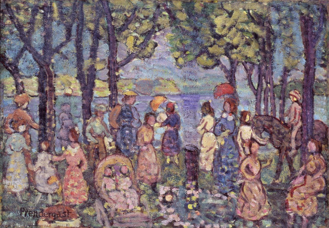 Nyár, New England alkotó: Maurice Prendergast