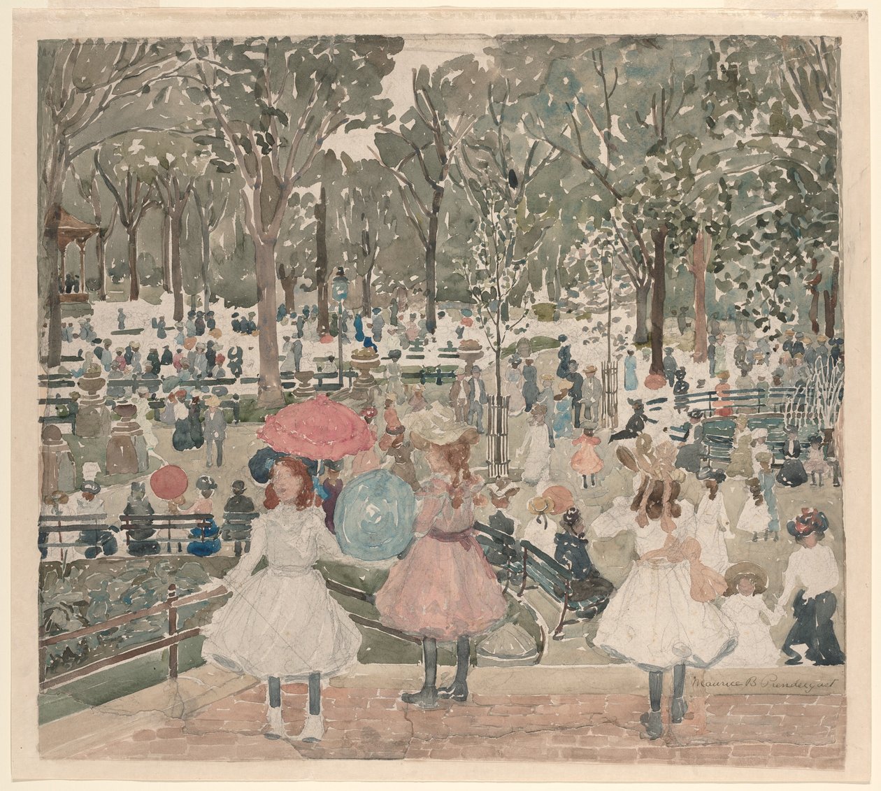 A bevásárlóközpont, a Central Park alkotó: Maurice Brazil Prendergast