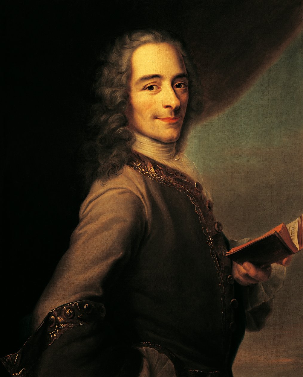 Voltaire portréja alkotó: Maurice Quentin de La Tour