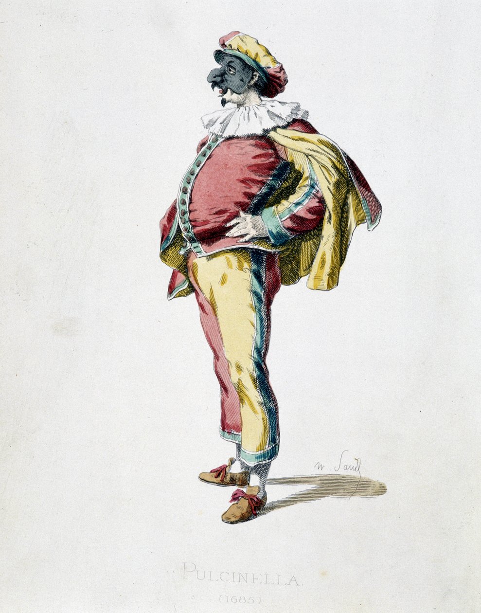 Pulcinella (Polichinelle) alkotó: Maurice Sand