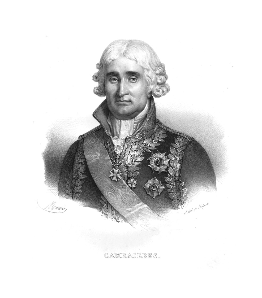Jean Jacques Regis de Cambaceres, 1820-as évek. alkotó: Maurin