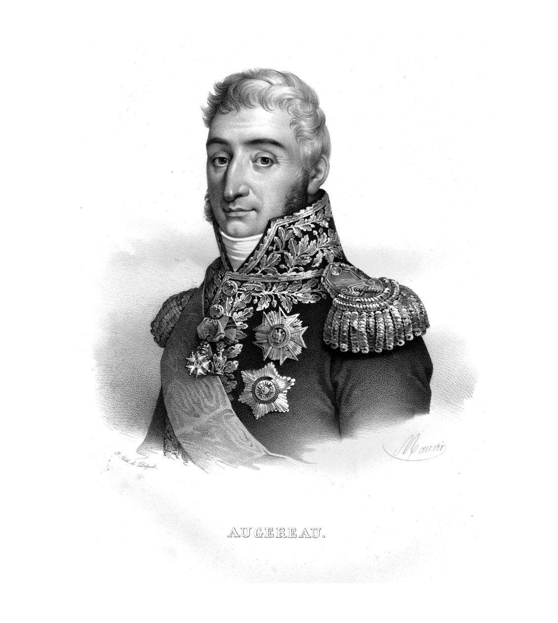Pierre Francois Charles Augereau, Castiglione hercege, 1820-as évek alkotó: Maurin
