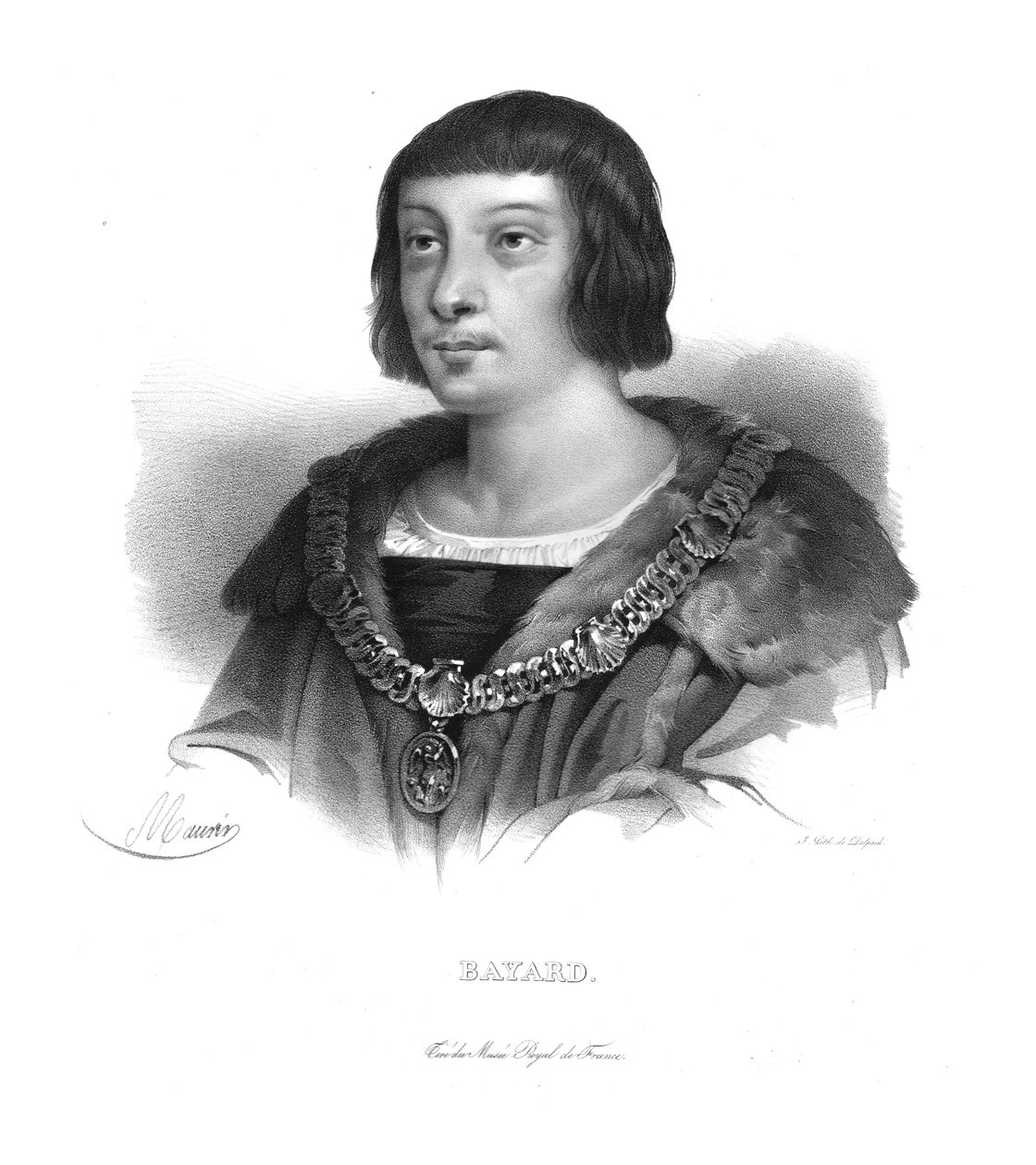 Pierre Terrail, Bayard, 1820-as évek. alkotó: Maurin