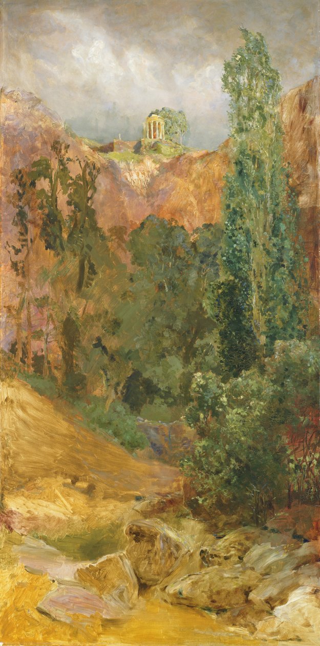 Sziklaszakadék, 1884-85 alkotó: Max Klinger