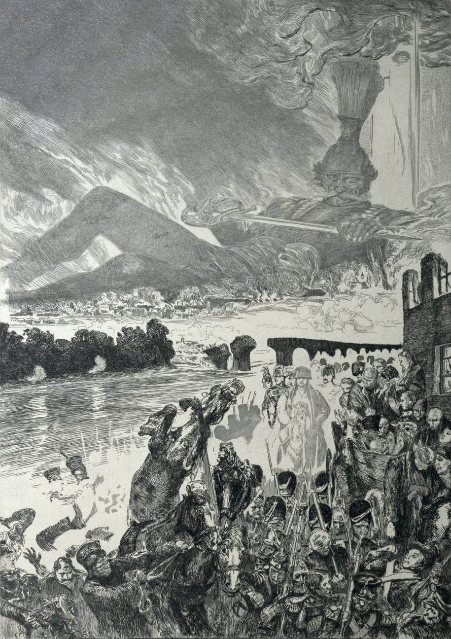 Háború, 1910 (aquatinta metszet) alkotó: Max Klinger