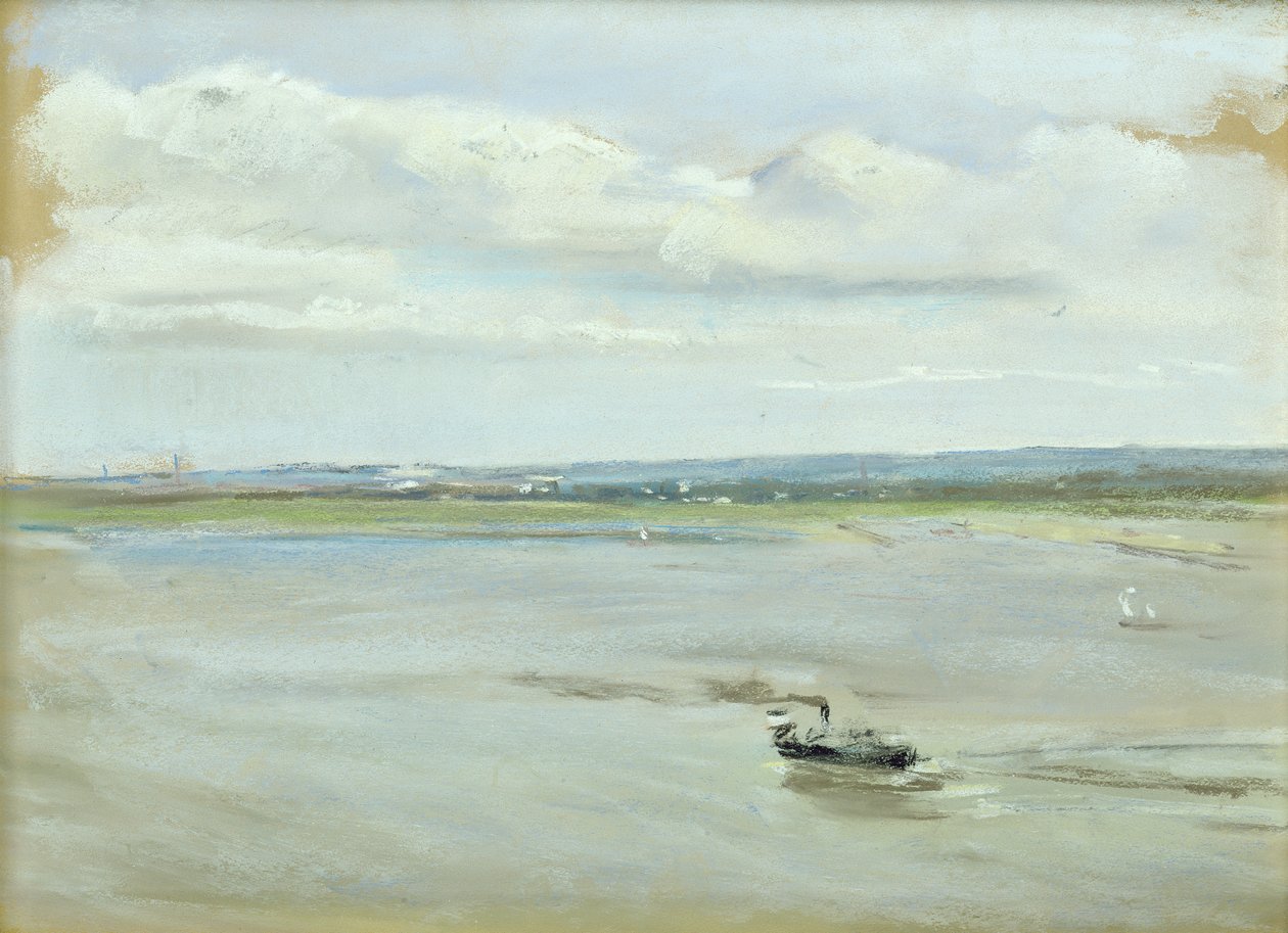 Eső után, 1902 (pasztell, papíron) alkotó: Max Liebermann