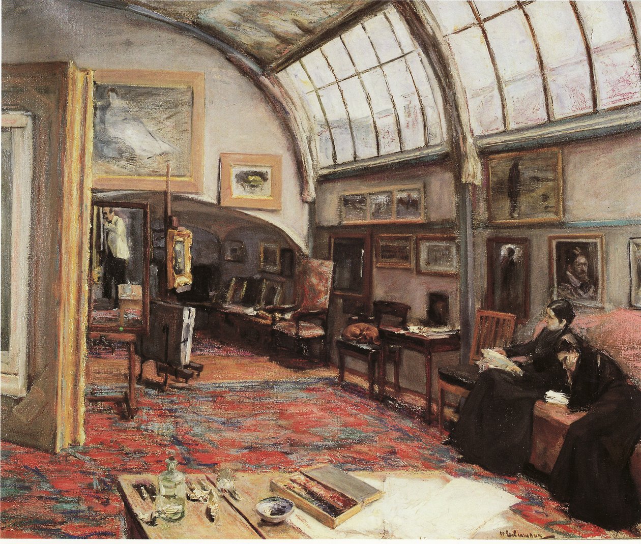 A művész stúdiója alkotó: Max Liebermann