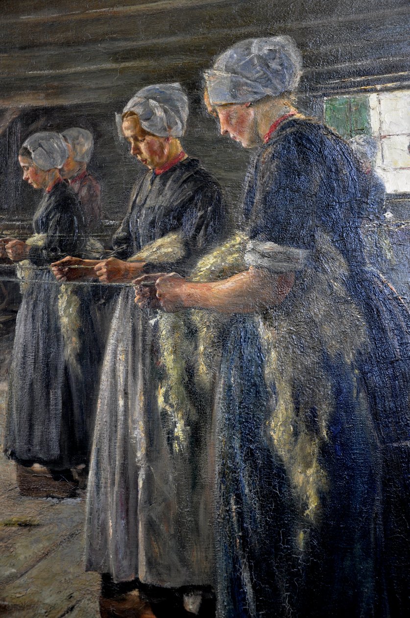 Lencserje Laren1887 -ben alkotó: Max Liebermann