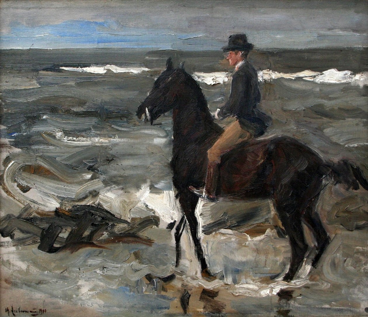 A lovas a tengerparton alkotó: Max Liebermann