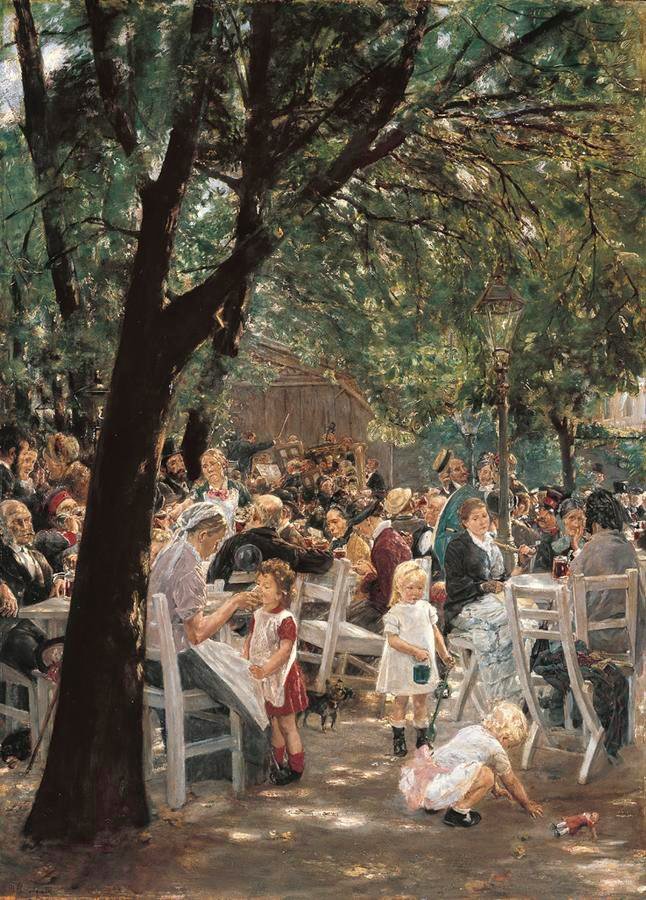 Müncheni sörkoncert alkotó: Max Liebermann