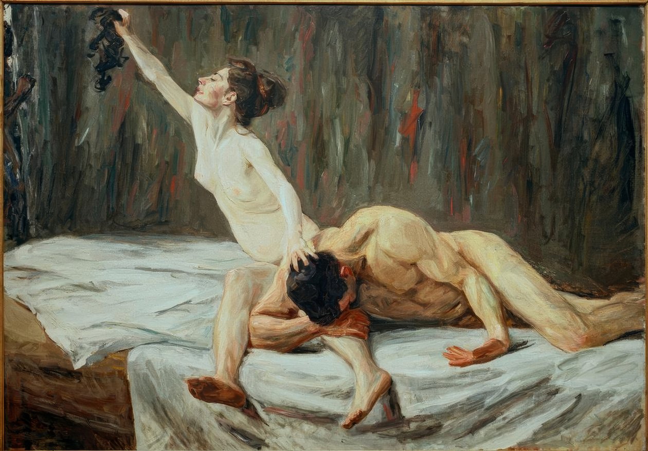 Sámson és Delila alkotó: Max Liebermann