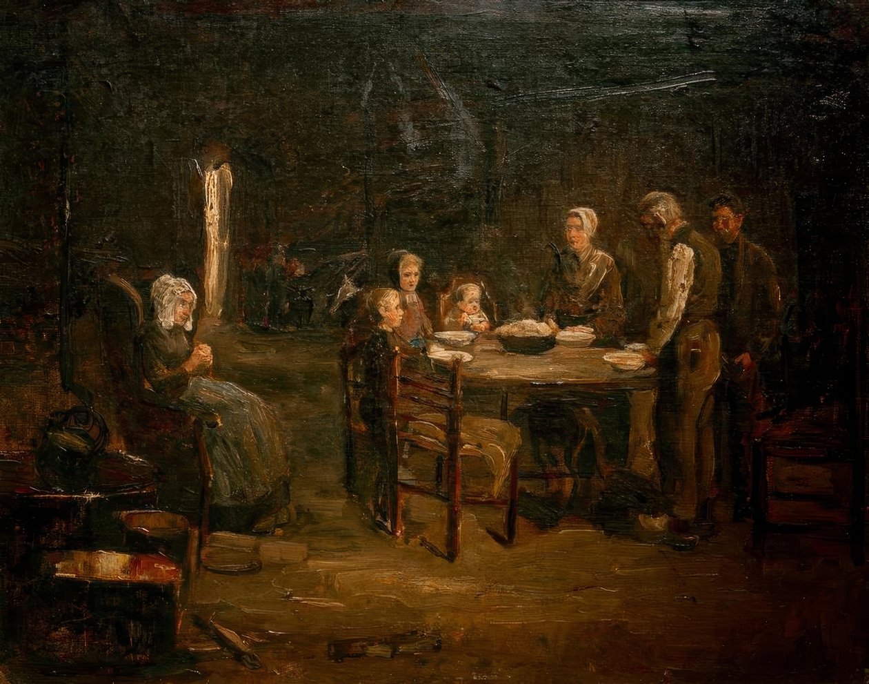 Tanulmány a kegyelemről alkotó: Max Liebermann