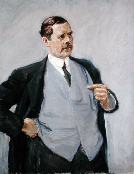 Az építész, Peter Behrens (1869-1940), 1913 alkotó: Max Liebermann