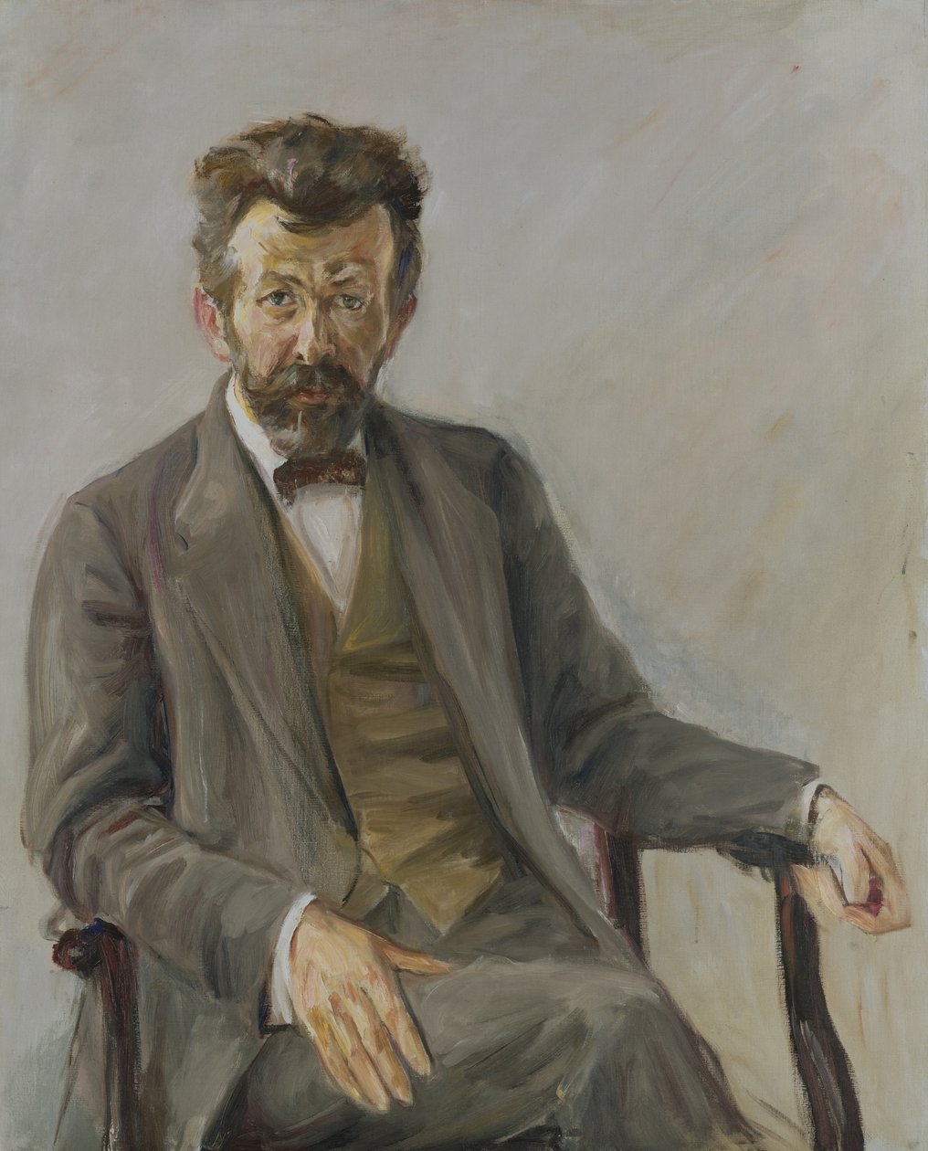 Richard Dehmel költő (1863-1920), 1909 alkotó: Max Liebermann