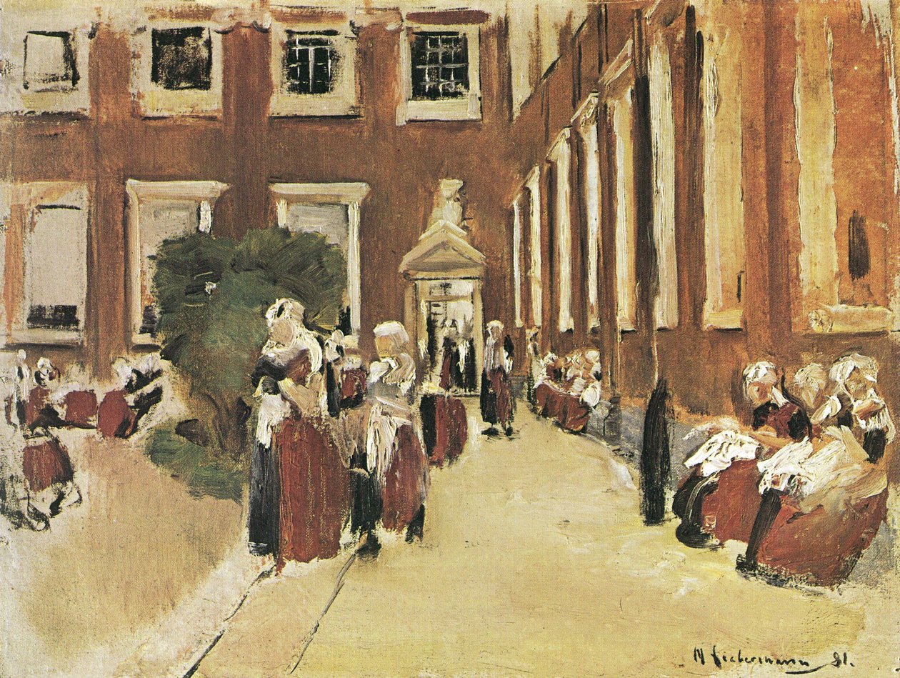 Árvaház Amszterdam alkotó: Max Liebermann