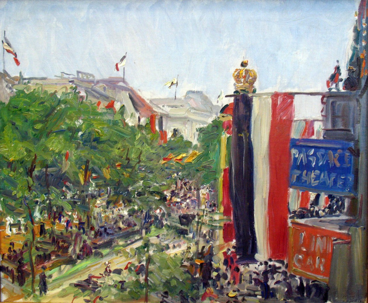 A hársfák alatt alkotó: Max Slevogt