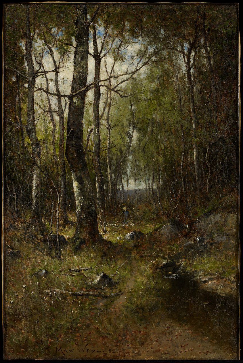 Temple Woods, 1882 alkotó: Max Weyl