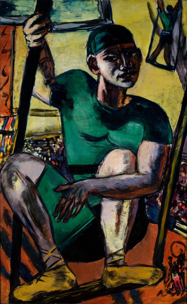 Akrobata a trapézon alkotó: Max Beckmann