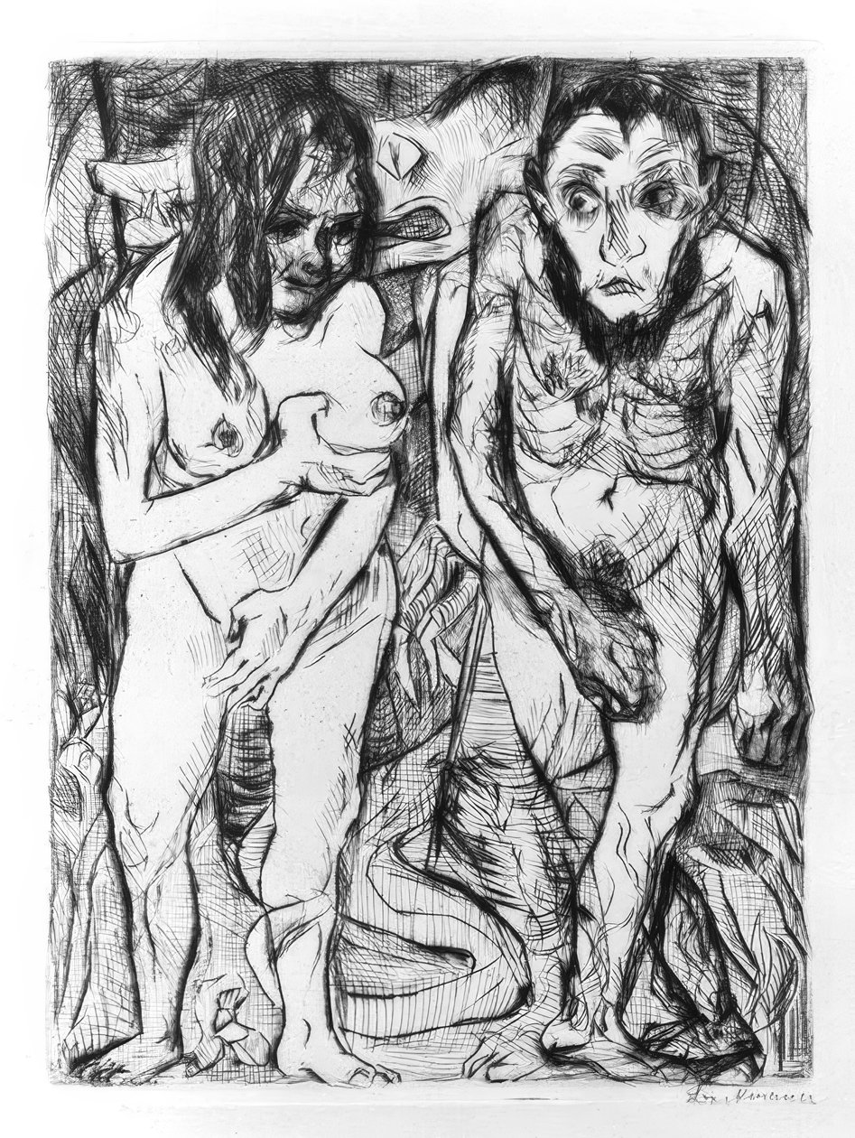 Ádám és Éva alkotó: Max Beckmann