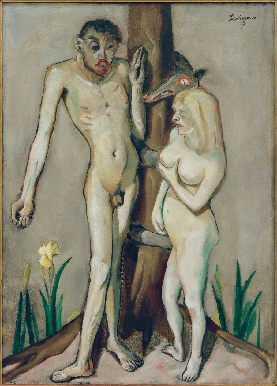 Ádám és Éva alkotó: Max Beckmann