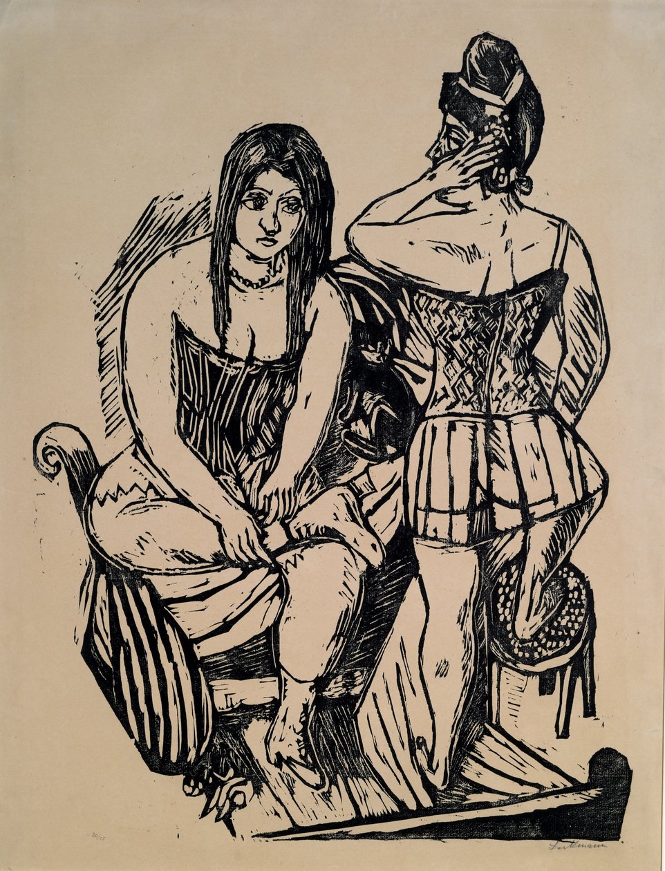 A WC-ben alkotó: Max Beckmann