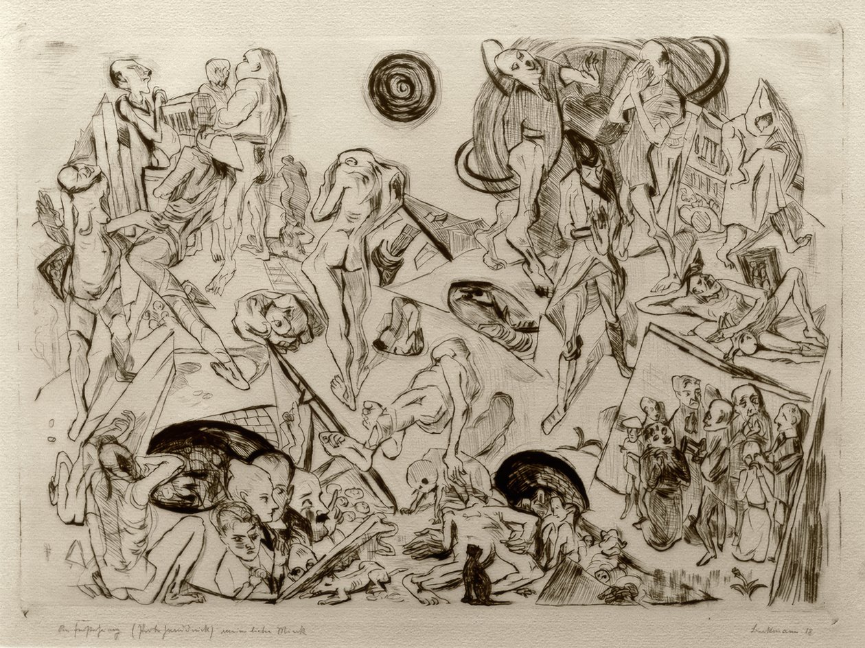 feltámadás alkotó: Max Beckmann