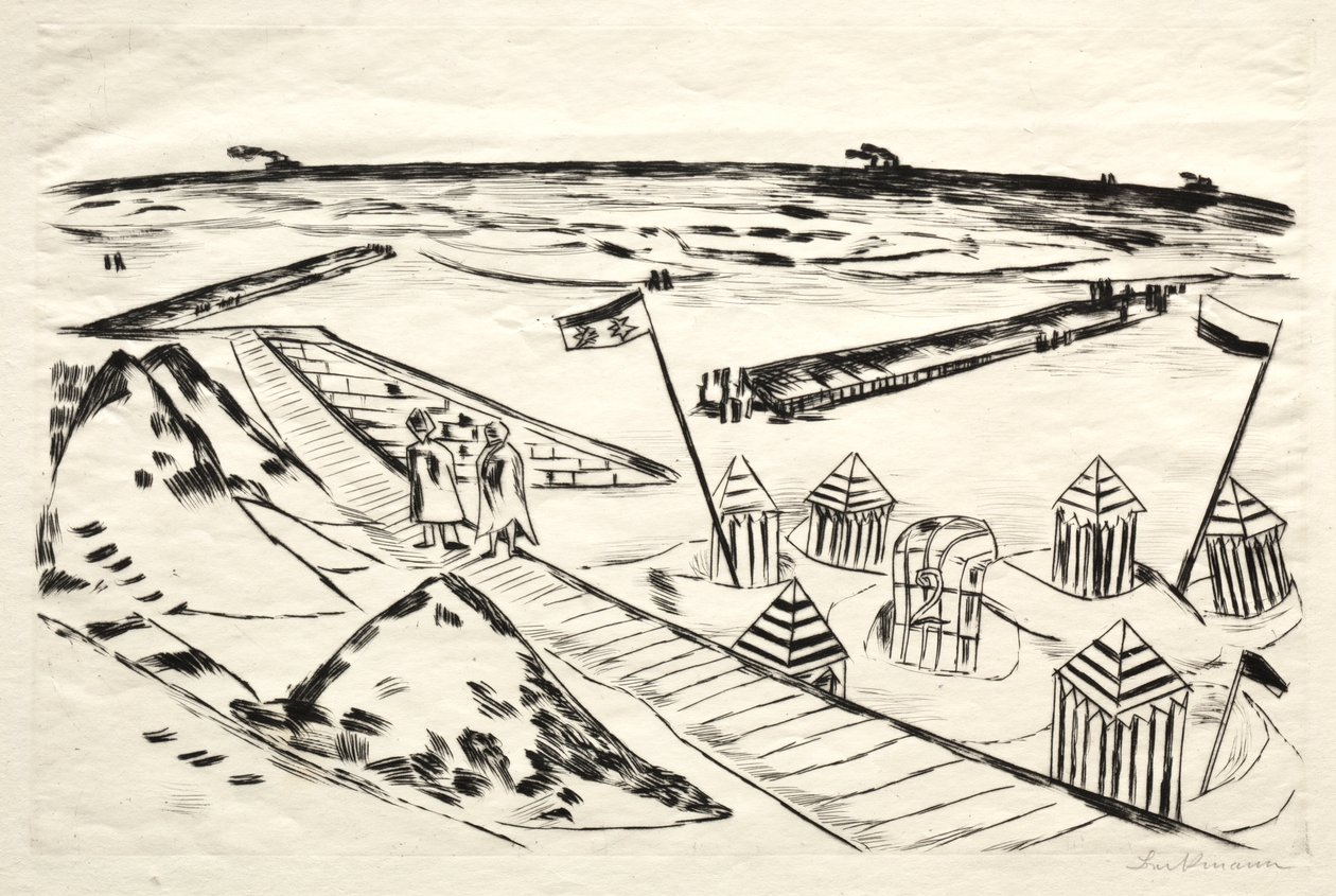 Strand alkotó: Max Beckmann